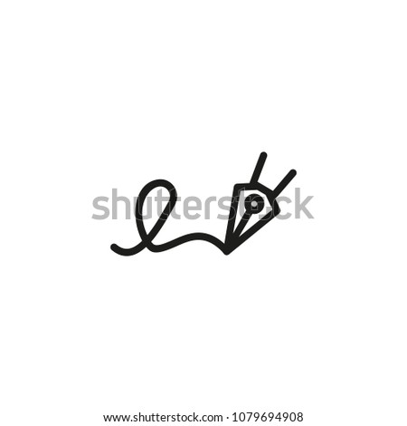 Signature icon. Signing document, will, agreement. Contract concept. Can be used for topics like testament, deal, business 