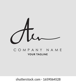 Signature Letter A Vector Logo