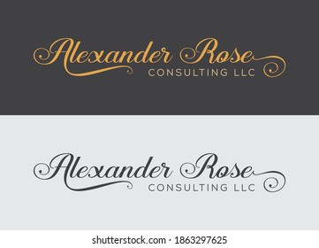 Logo de la firma, trabajo de firma, fuente creativa, tipo de letra del guión, diseño único