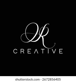 Signature R logo design, creative initial letter logo for business and company