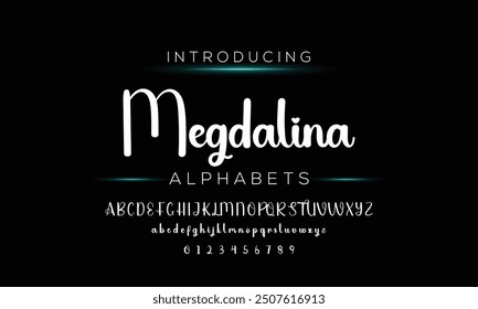 signature script font. Elegant Signature Font. Best Alphabet Beautiful Calligraphy Signature Font lettering
