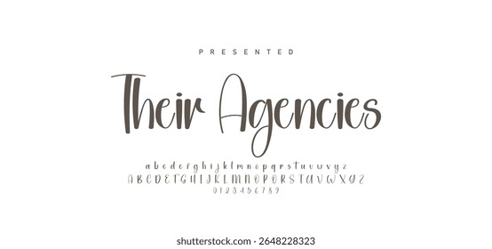 Signature script lettering font. Handwritten Signature Editable Text Effect Template