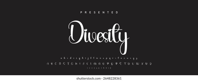 Signature script lettering font. Handwritten Signature Editable Text Effect Template