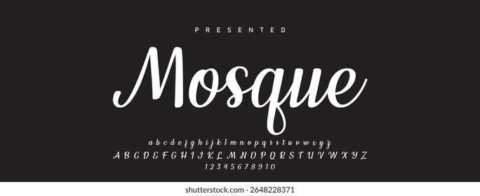 Signature script lettering font. Handwritten Signature Editable Text Effect Template
