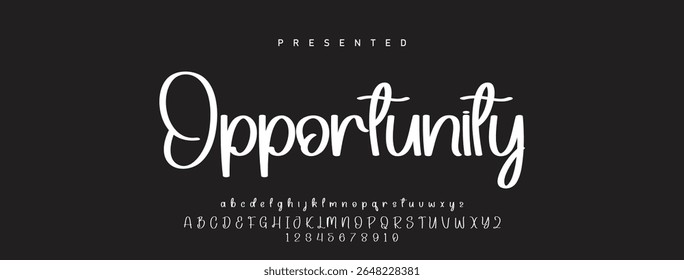 Signature script lettering font. Handwritten Signature Editable Text Effect Template