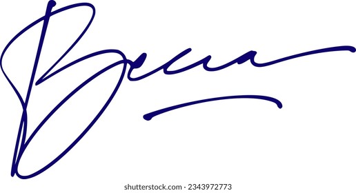 signature series B design illustration
