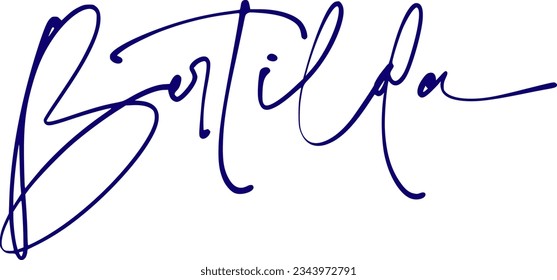 signature series B design illustration
