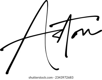 signature series A design illustration