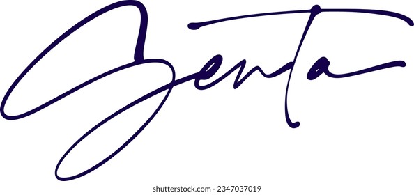 signature series A design illustration