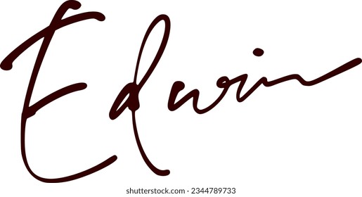 signature series E design illustration