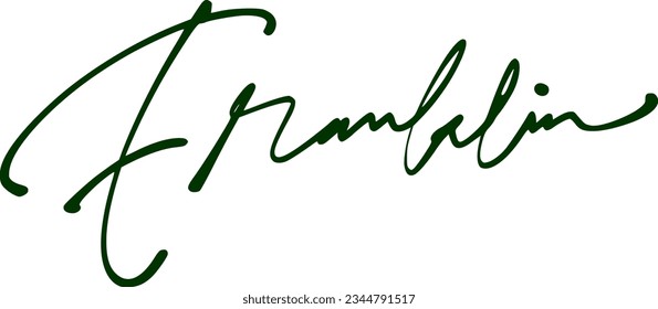 signature series F design illustration