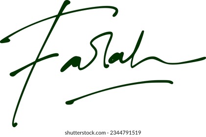 signature series F design illustration