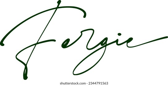 signature series F design illustration