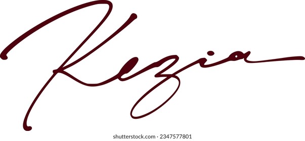 signature series K design illustration