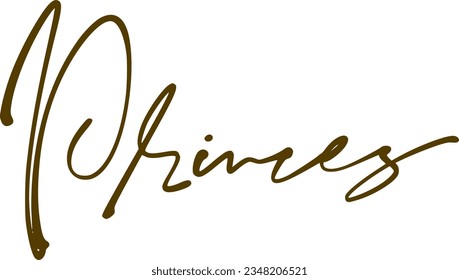 signature series P design illustration