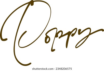 signature series P design illustration