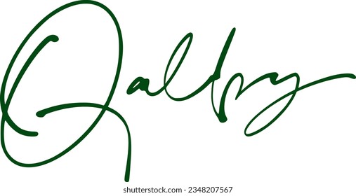 signature series Q design illustration