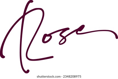 signature series R design illustration