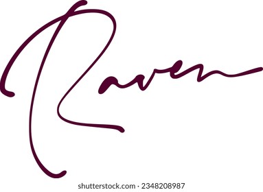 signature series R design illustration