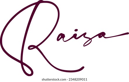 signature series R design illustration