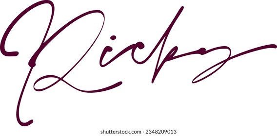 signature series R design illustration
