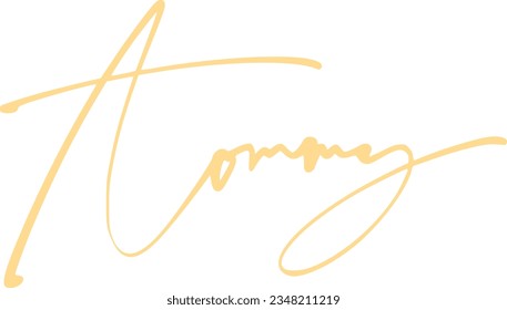 signature series T design illustration