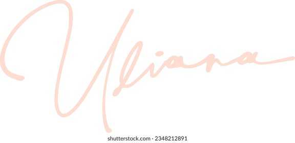 signature series U design illustration