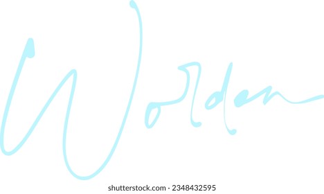 signature series W design illustration