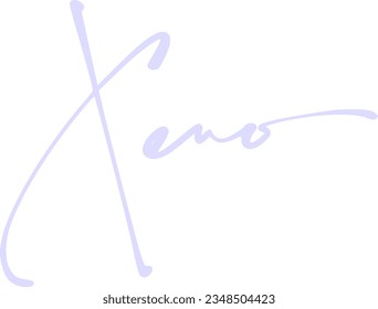 signature series X design illustration
