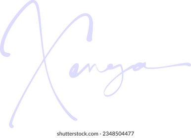 signature series X design illustration