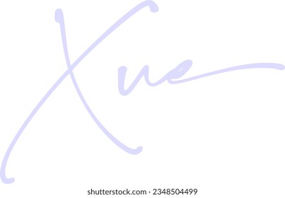 signature series X design illustration