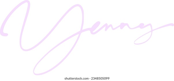 signature series Y design illustration