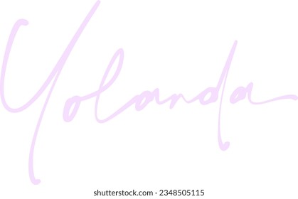 signature series Y design illustration