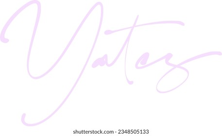 signature series Y design illustration