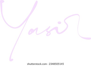 signature series Y design illustration