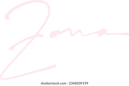 signature series Z design illustration