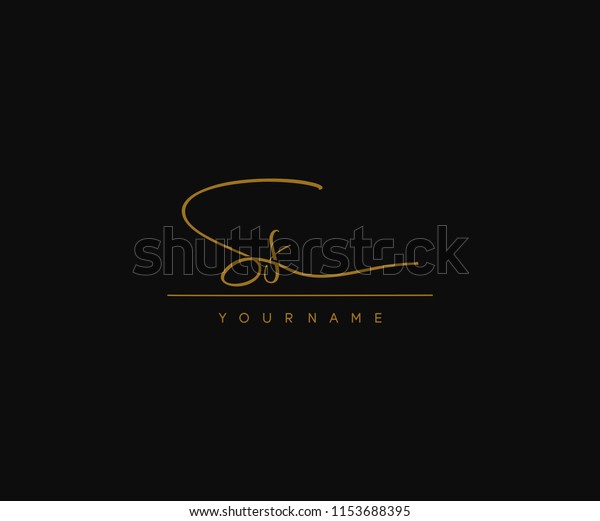 Signature Ss Letter Logo