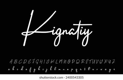  signature style. Editable text effect.