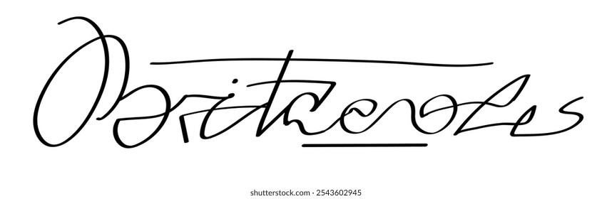 Signature Plantilla color negro estilo elegante