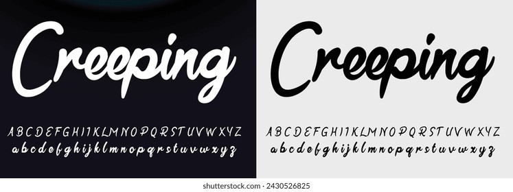 Signature Vector Calligraphy Template logo