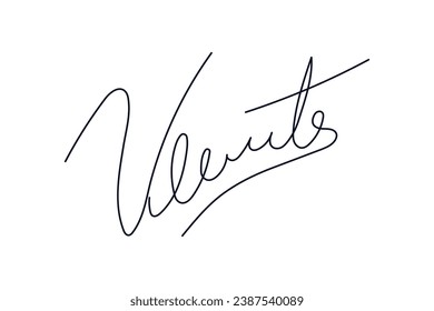 Signature Vector. hand drawn Autograph. Written black sign isolated on white background. Handwritten autograph. Handwriting scribble by pen. Writing sign sketch. Write scribbles line. Scrawl signature