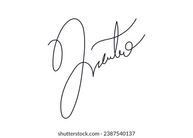 Signature Vector. hand drawn Autograph. Written black sign isolated on white background. Handwritten autograph. Handwriting scribble by pen. Writing sign sketch. Write scribbles line. Scrawl signature