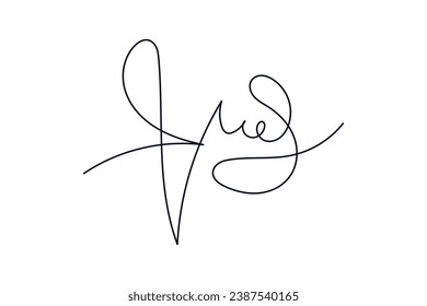 Signature Vector. hand drawn Autograph. Written black sign isolated on white background. Handwritten autograph. Handwriting scribble by pen. Writing sign sketch. Write scribbles line. Scrawl signature