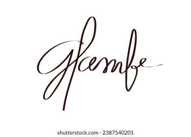 Signature Vector. hand drawn Autograph. Written black sign isolated on white background. Handwritten autograph. Handwriting scribble by pen. Writing sign sketch. Write scribbles line. Scrawl signature