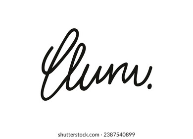 Signature Vector. hand drawn Autograph. Written black sign isolated on white background. Handwritten autograph. Handwriting scribble by pen. Writing sign sketch. Write scribbles line. Scrawl signature