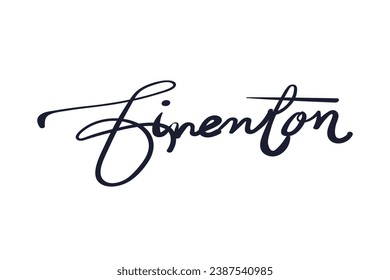 Signature Vector. hand drawn Autograph. Written black sign isolated on white background. Handwritten autograph. Handwriting scribble by pen. Writing sign sketch. Write scribbles line. Scrawl signature