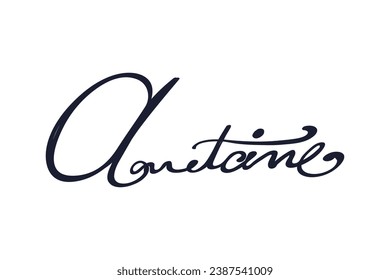 Signature Vector. hand drawn Autograph. Written black sign isolated on white background. Handwritten autograph. Handwriting scribble by pen. Writing sign sketch. Write scribbles line. Scrawl signature