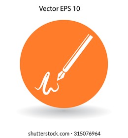 signature vector icon