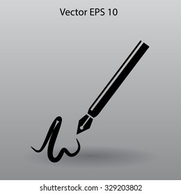 signature vector icon