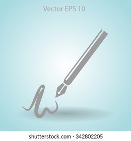 signature vector icon